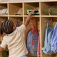 Vista 11 de ECR4Kids armario para abrigos de abedul, natural, Natural, 1