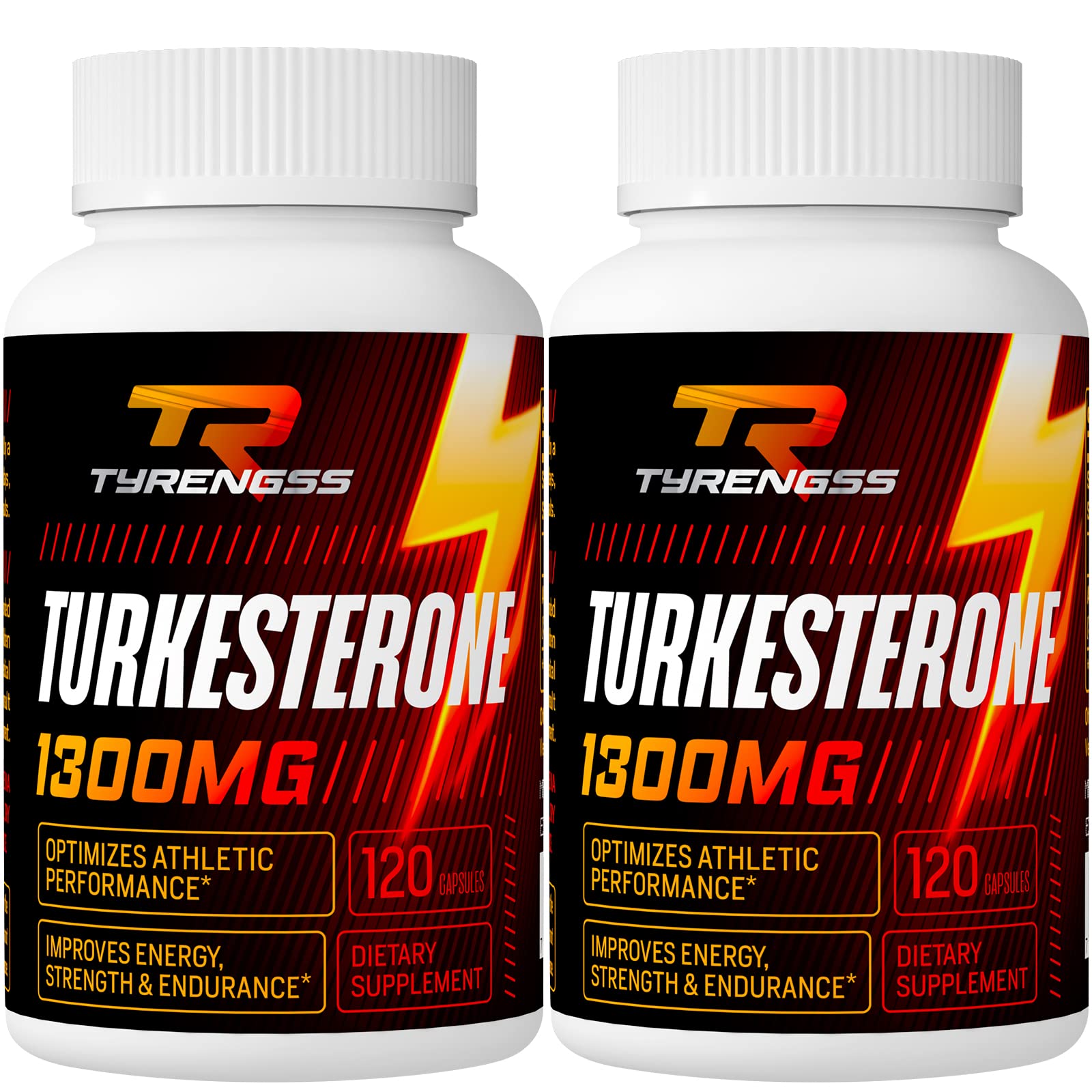 TyRengss Turkesterone Supplement 1300mg Ultra High Strength (Ajuga Turkestanica Extract Std. to 20% Turkesterone), for Athletic Performance & Muscle Mass,240 Capsules