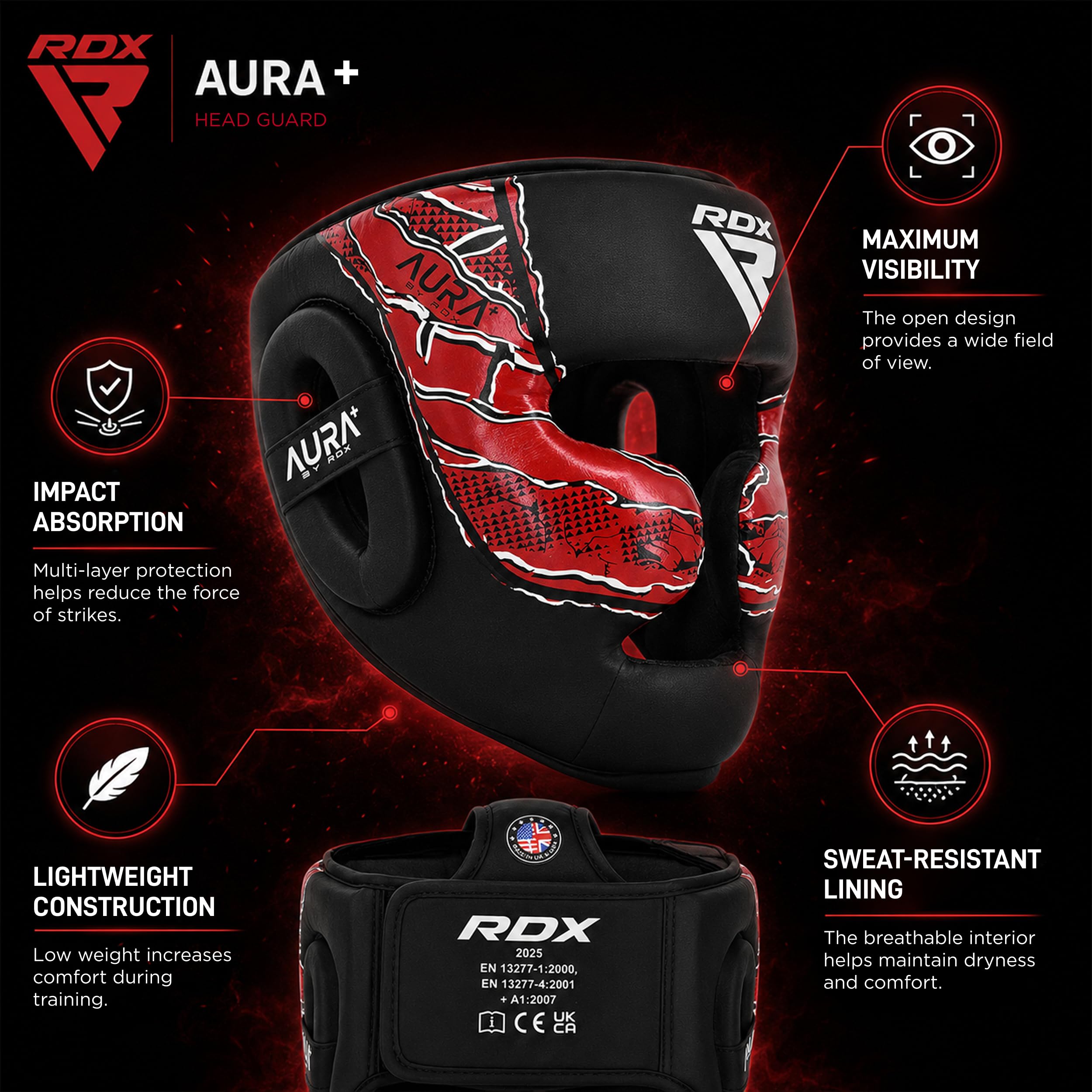 RDX HEAD GUARD NEW AURA F17
