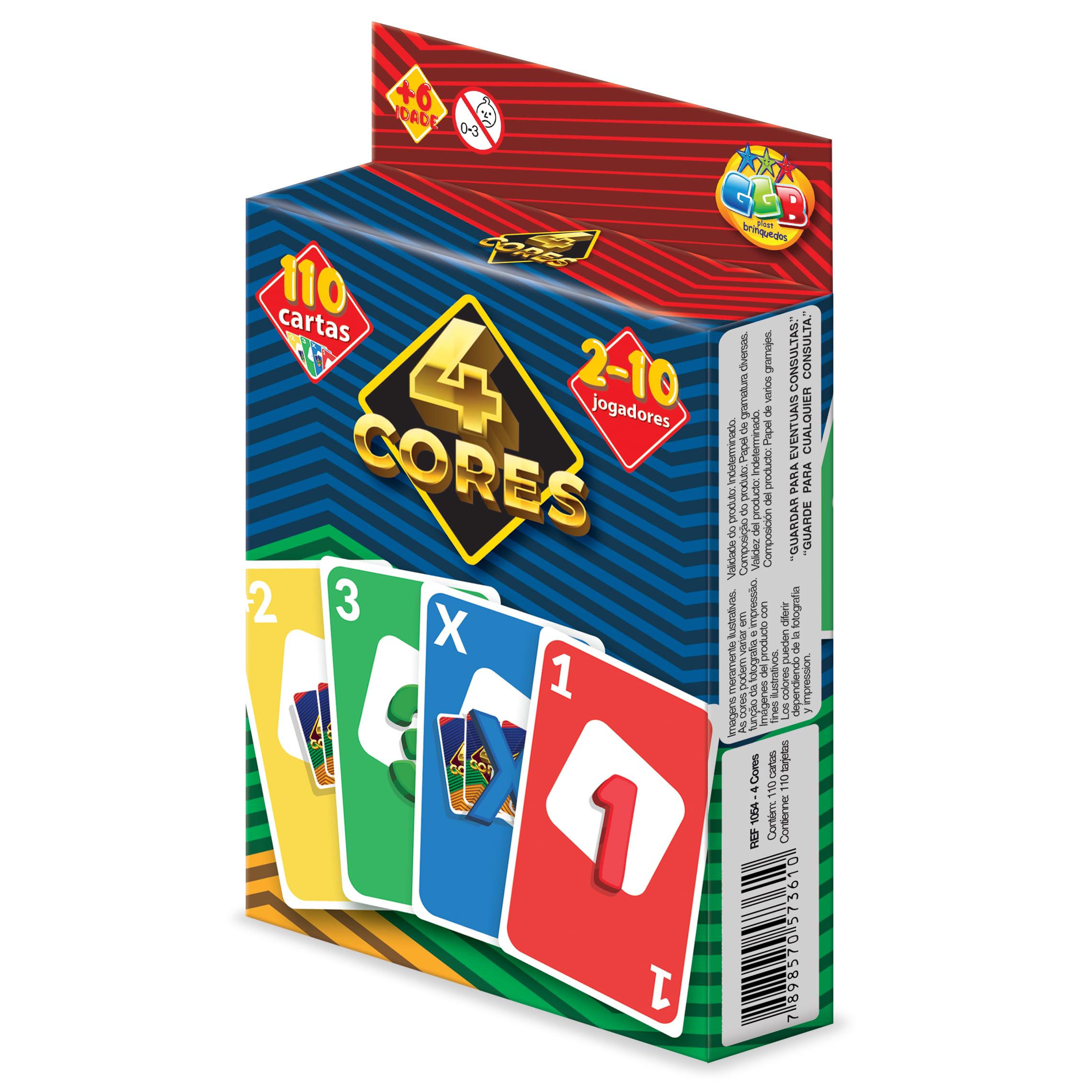 Jogo 4 Cores GGB Plast | Amazon.com.br
