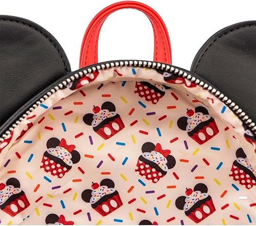 Miniatura 3 de Loungefly Disney Minnnie Mouse Oh My Cosplay Treats - Bolsa de hombro para mujer con doble correa, Multi, Mini mochila Disney Minnie Oh My Cosplay