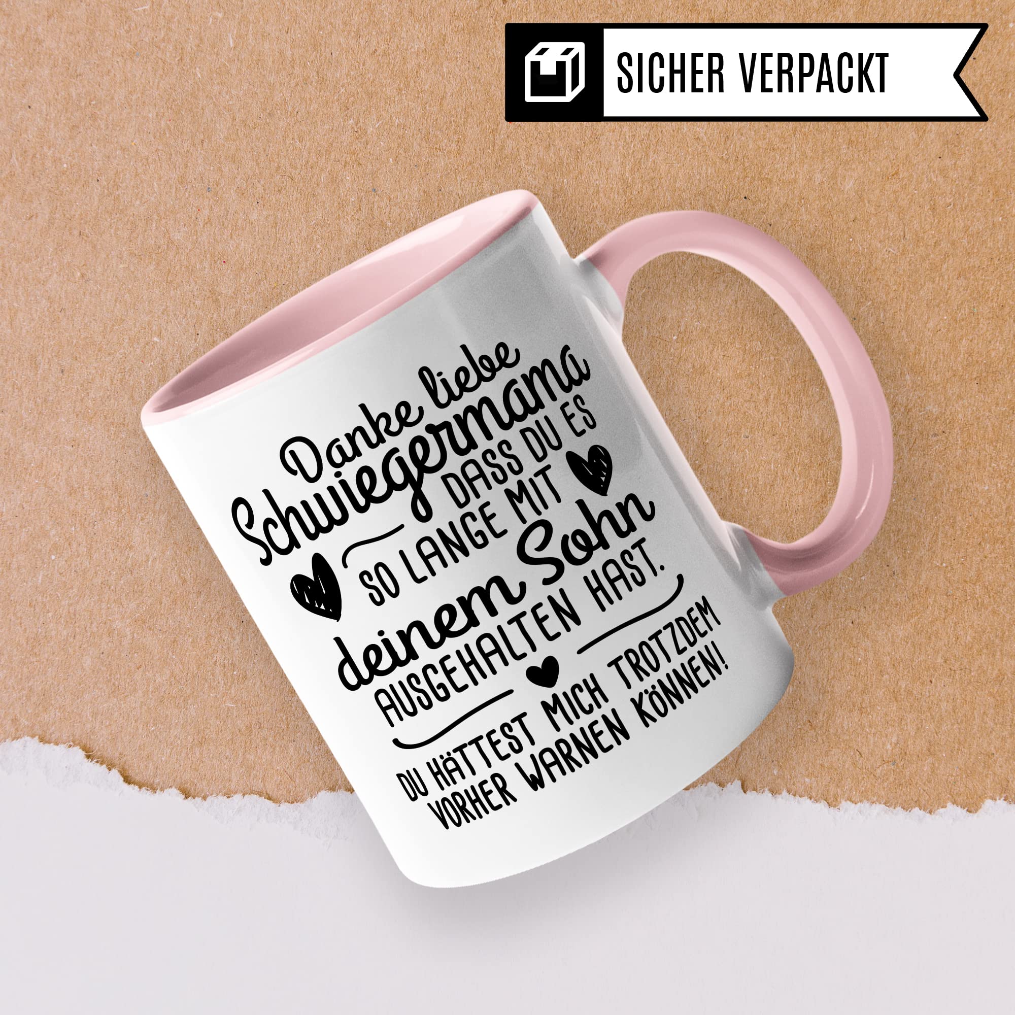 Tazza Regalo Per Suocera – "Altre Mamme Sicure - Tu" Tazza Da Caffè Bianca Con Glitter, Idea Per Compleanno, Festa Della Mamma, Matrimonio