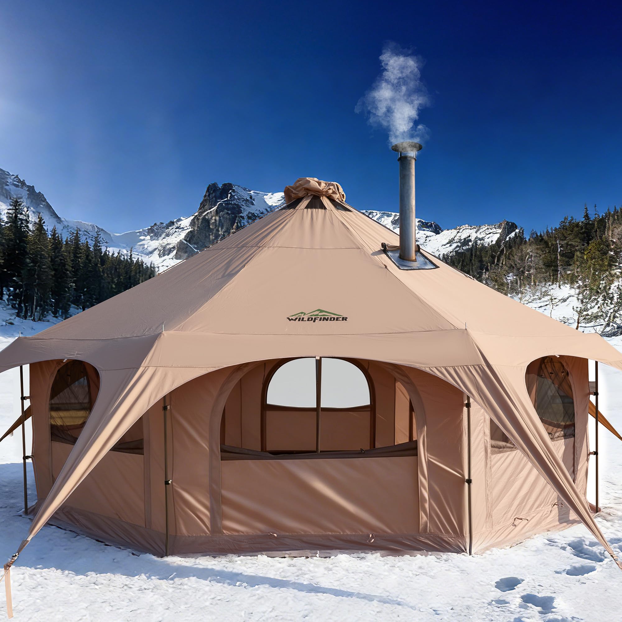 WildFinder 16.5 ft Canvas Bell Tent