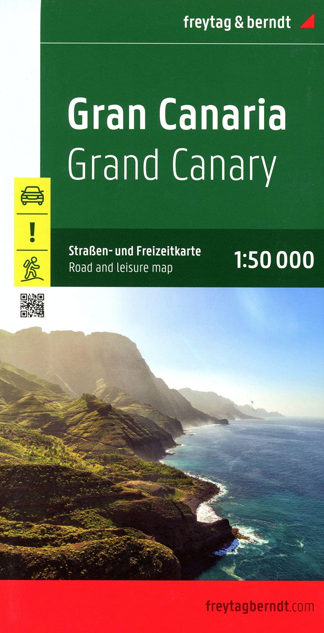 Gran Canaria, road and leisure map 1:50,000