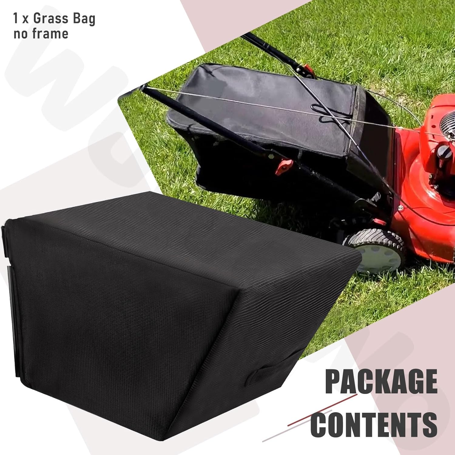 139-5471 Grass Bag (Black) Compatible with Toro 21462 21464 21465 21466 21466T 22" Recycler Lawn Mower - No Frame