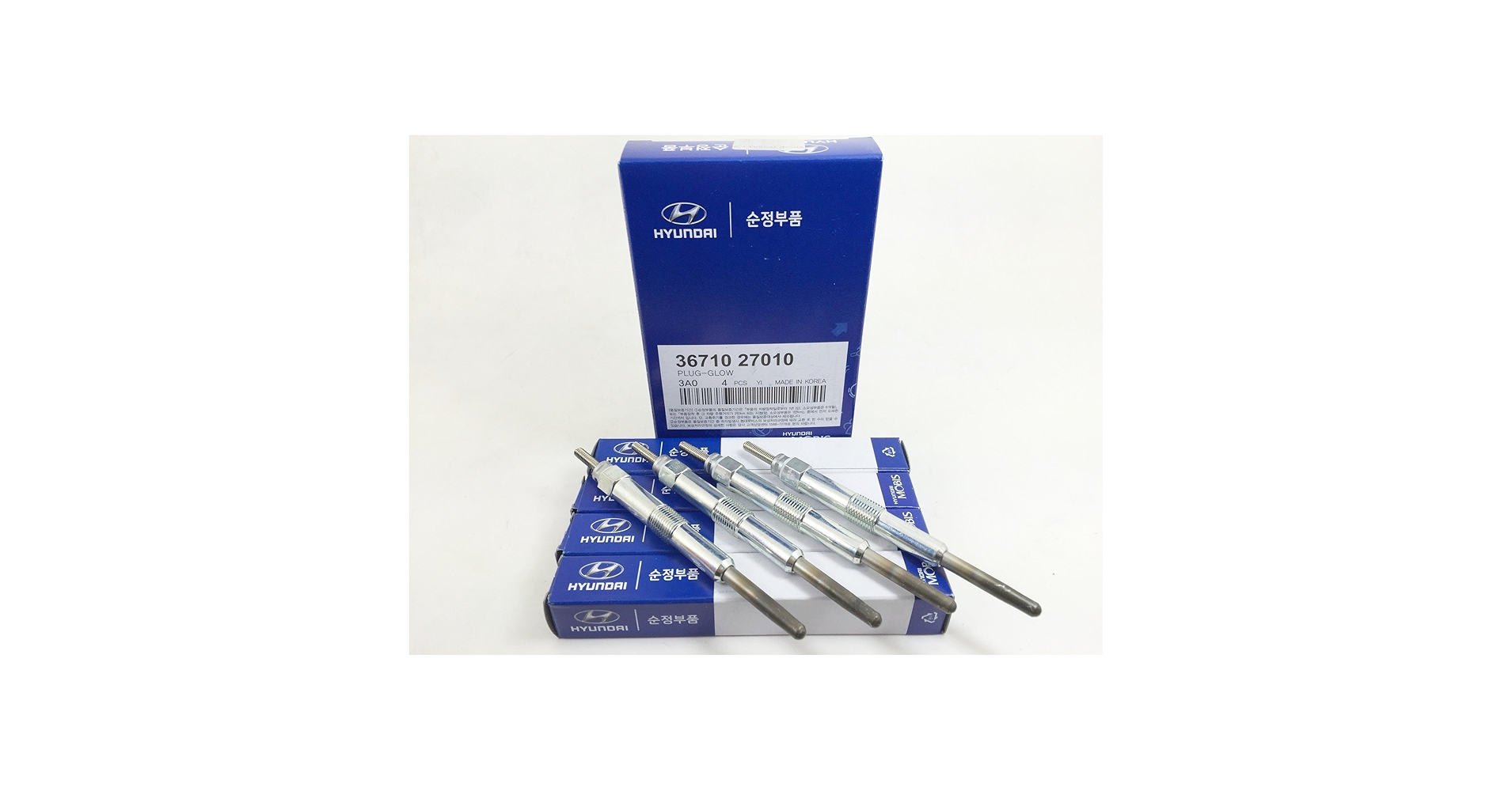 Genuine Hyundai Glow Plug Set(4pcs) 3671027010 : Amazon.in