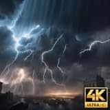 Calming Powerful Thunder and Lightning Sleep Noise for Fire TV