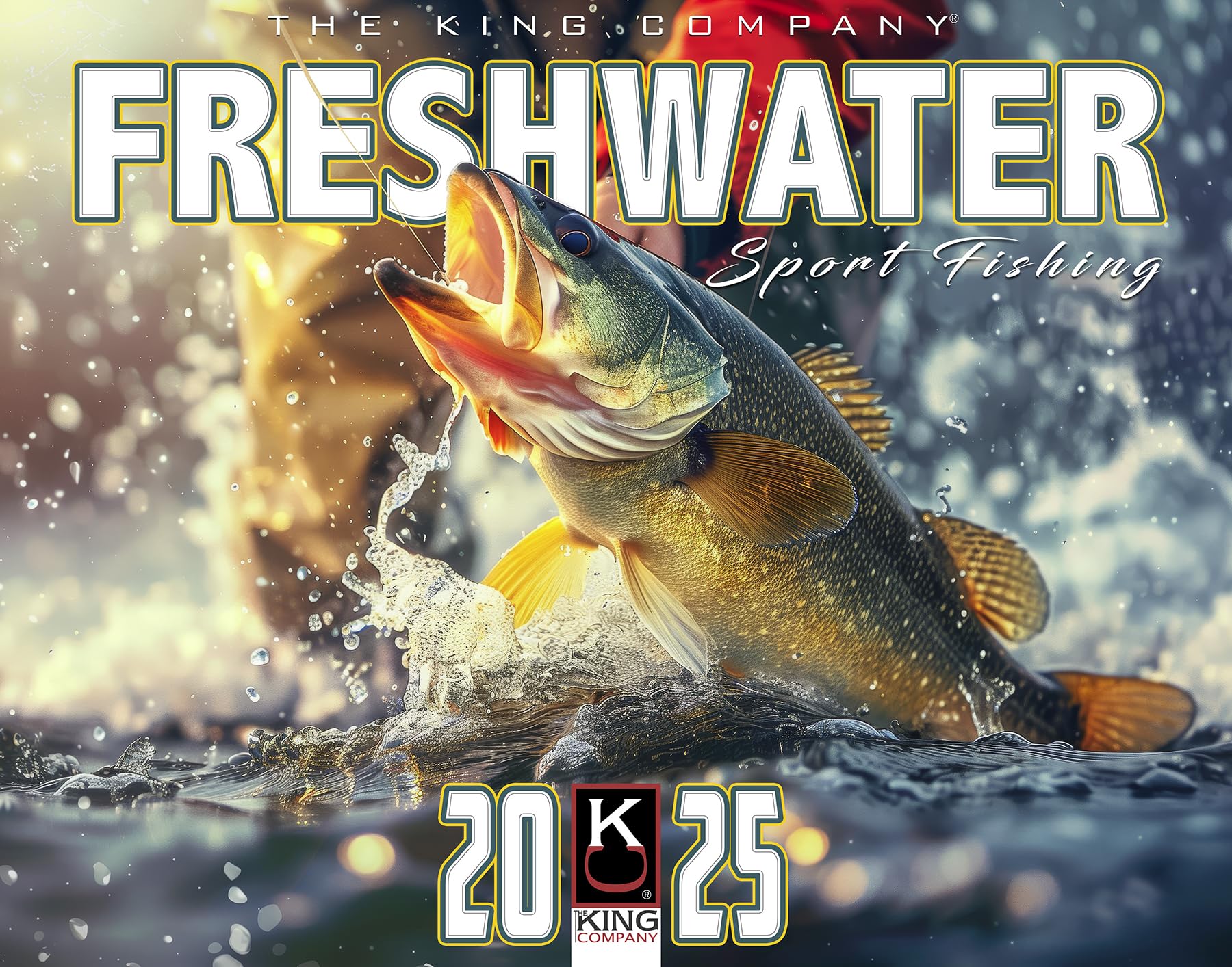 amazon-com-2025-fresh-water-fishing-wall-calendar-16-month-x-large-size-14x22-best-fishing-calendar-by-the-king-company-monster-calendars-office-products