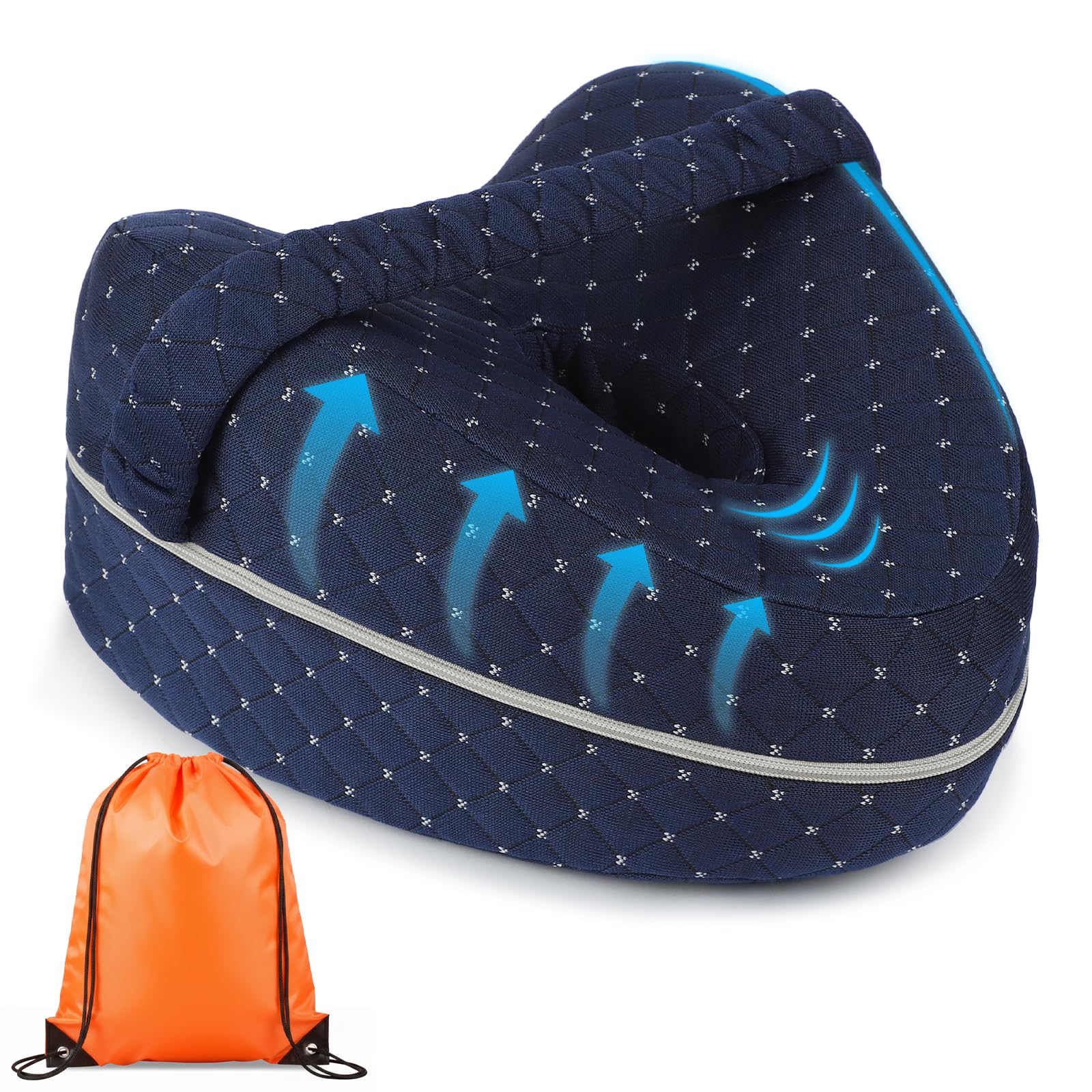 Photo 1 of BAYANKALA Knee Pillow for Side Sleepers - Star Blue