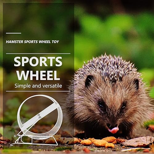 Miniatura 33 de Ruedas para correr de hámster, rueda de hámster, juguete de rueda de ejercicio para hámsters, jerbos, ratas, erizos Negro