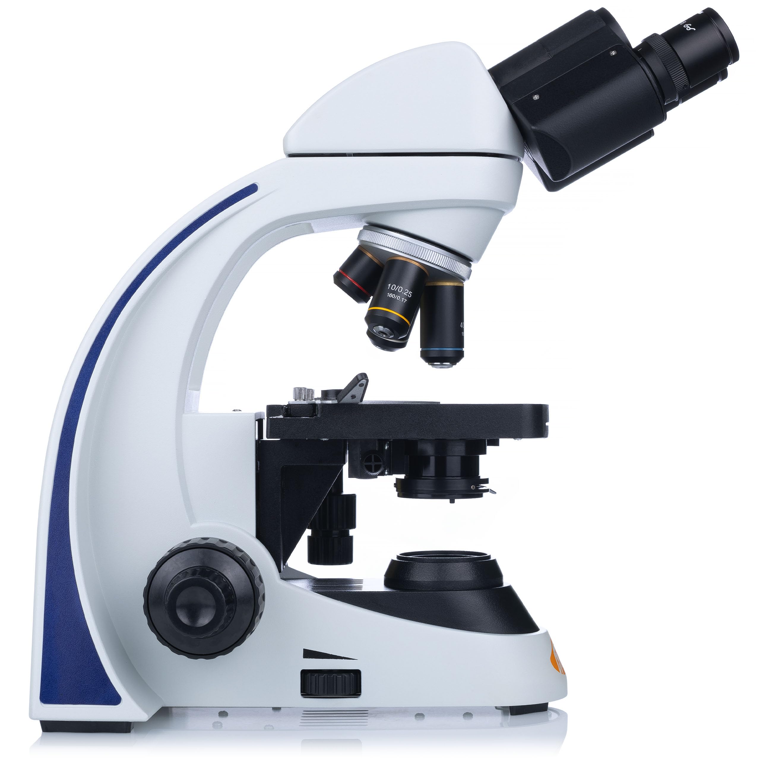 Rosfix Ceres Pro MBCP Microscopio biológico – Óptica planar WF10x, objetivos 4x–100x, LED 3W, cabeza binocular 30° | Investigación, Laboratorio, Educación | Microscopio profesional