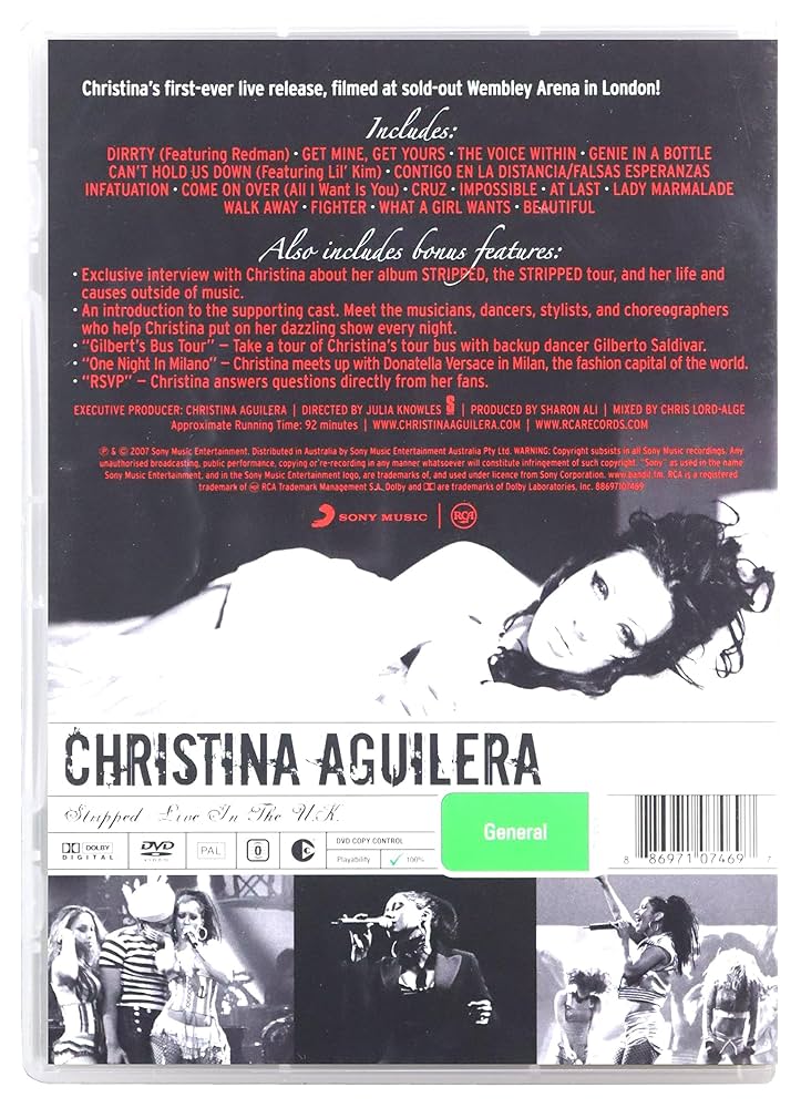 AGUILERA, CHRISTINA - STRIPPED..LIVE IN THE UK: Amazon.ca: Music