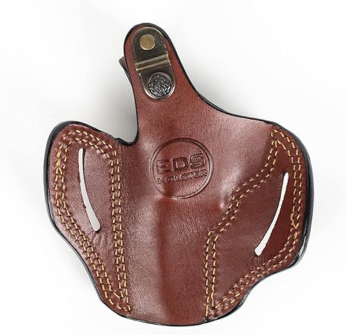 Miniatura 2 de EDS - Funda para Ruger SP101 Revolver 5 Shot OWB 3 pulgadas Funda de cuero