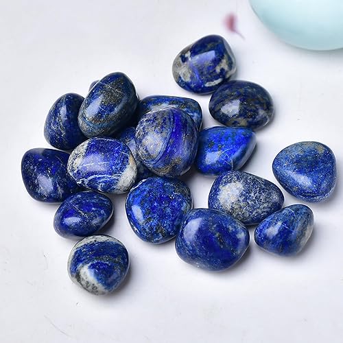 Miniatura 4 de Piedras pulidas de lapislázuli de 12 libra a granel de cristal curativo de 1-2 pulgadas, piedra preciosa áspera para reparación de reiki, meditación