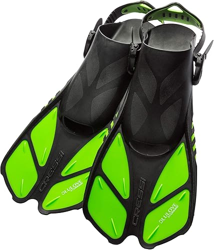 Miniatura 2 de Cressi Juego de snorkel para adultos (máscara, esnórquel, aletas ajustables) ideal para viajes, equipo ligero y colorido  Bonete Set