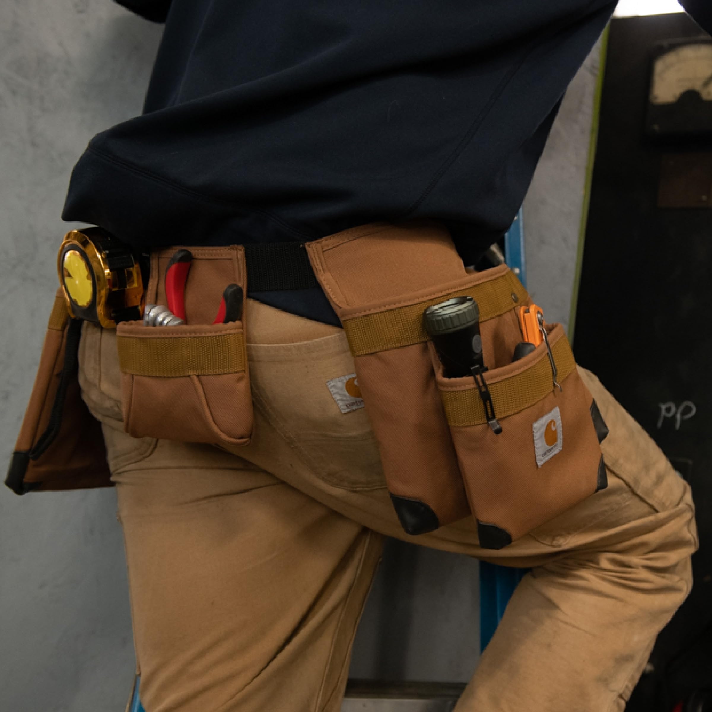 Amazon.co.jp: Carhartt パッド入りツールベルト 頑丈なツールベルト