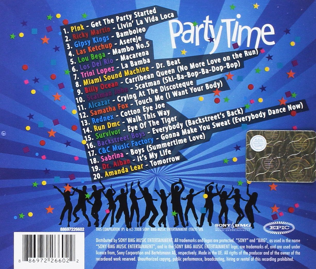 Party Time La Compilation Per Ogni Festa