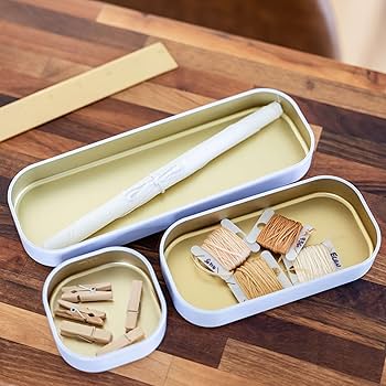 Three By Three Seattle Metal Drawer Organizer Set - Assorted Colours