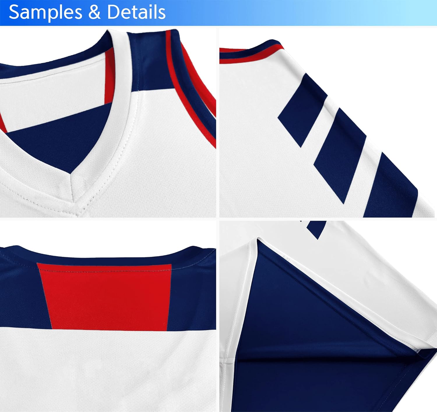 KXK Youth Reversible Basketball Jersey Shirts,Fashion Blank Basketball Jerseys for Kids - Image 5