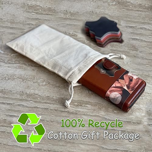 Miniatura 8 de HARDISTON Funda tipo cartera de piel auténtica hecha a mano para Samsung S22, funda magnética desmontable fuerte con tarjeteros y soporte,