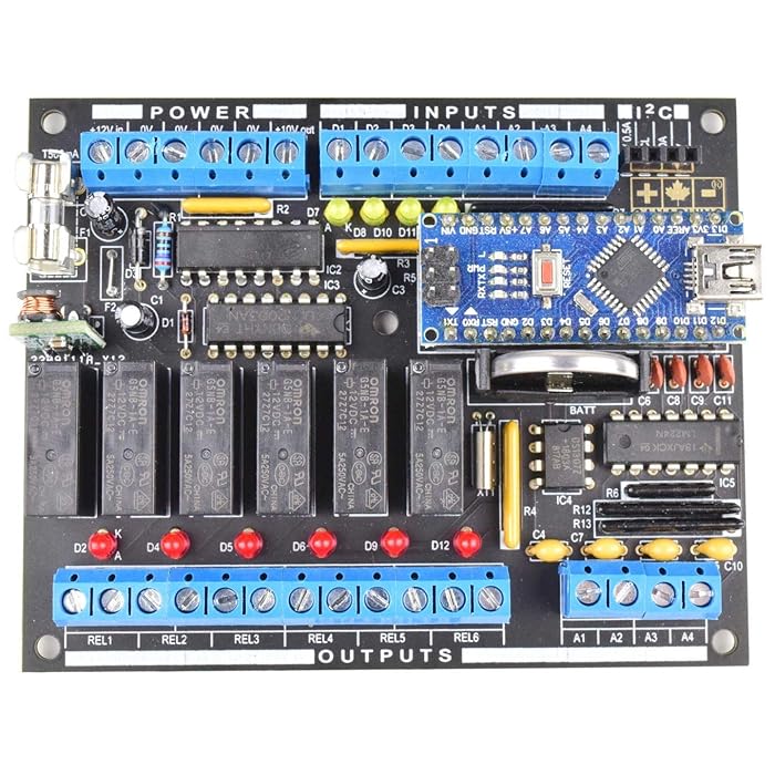 Buy CANADUINO PLC MEGA328 Programmable Logic Controller Electronics DIY