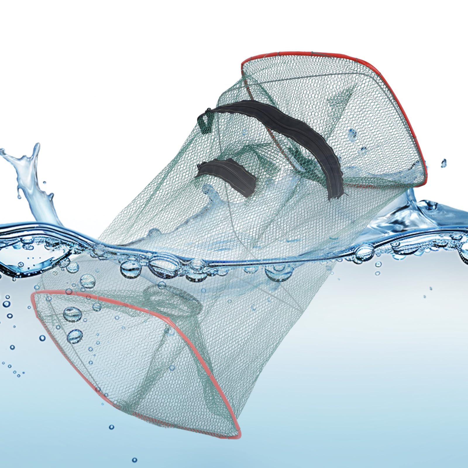 Lot De 3 Reuses De PêChe à L'Anguille pour PêChe - PièGe à Poissons Pliable - Ruse à Crabe