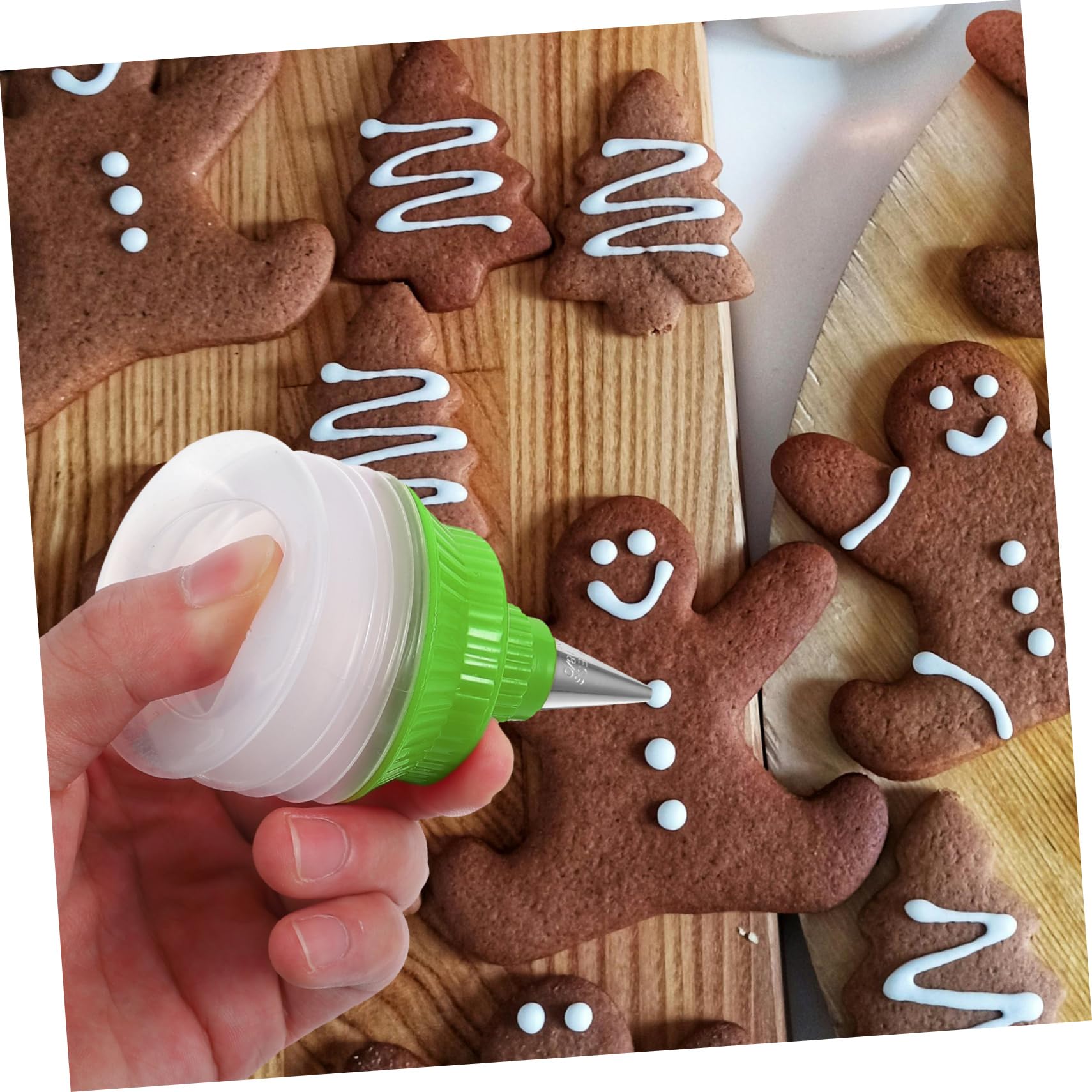 Cabilock 2 Stück Zuckergussflaschen Aus Kunststoff Spritzflaschen Zum Dekorieren Von Keksen Backzubehör Für Kuchen Und Gebäck