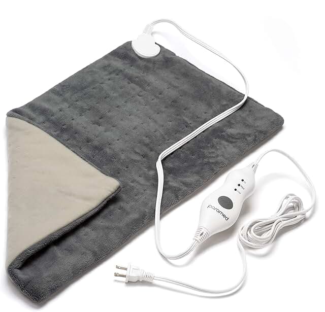 PARAMED Heating Pad XL King Size by Paramed - Extra Large 12” x 24” - Auto Shut-Off Function - for Neck, Back, Shoulder, M...