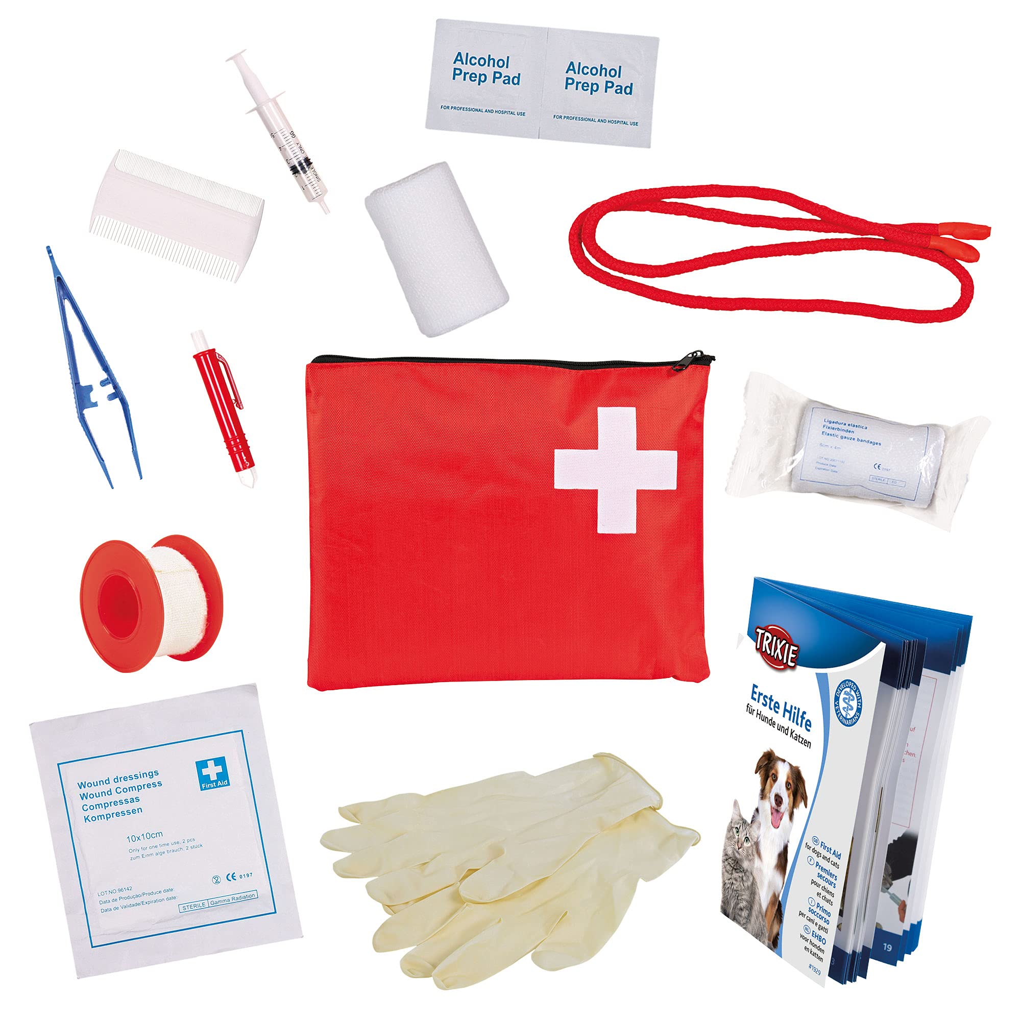 TRIXIE Kit Pronto Soccorso per Cani e Gatti