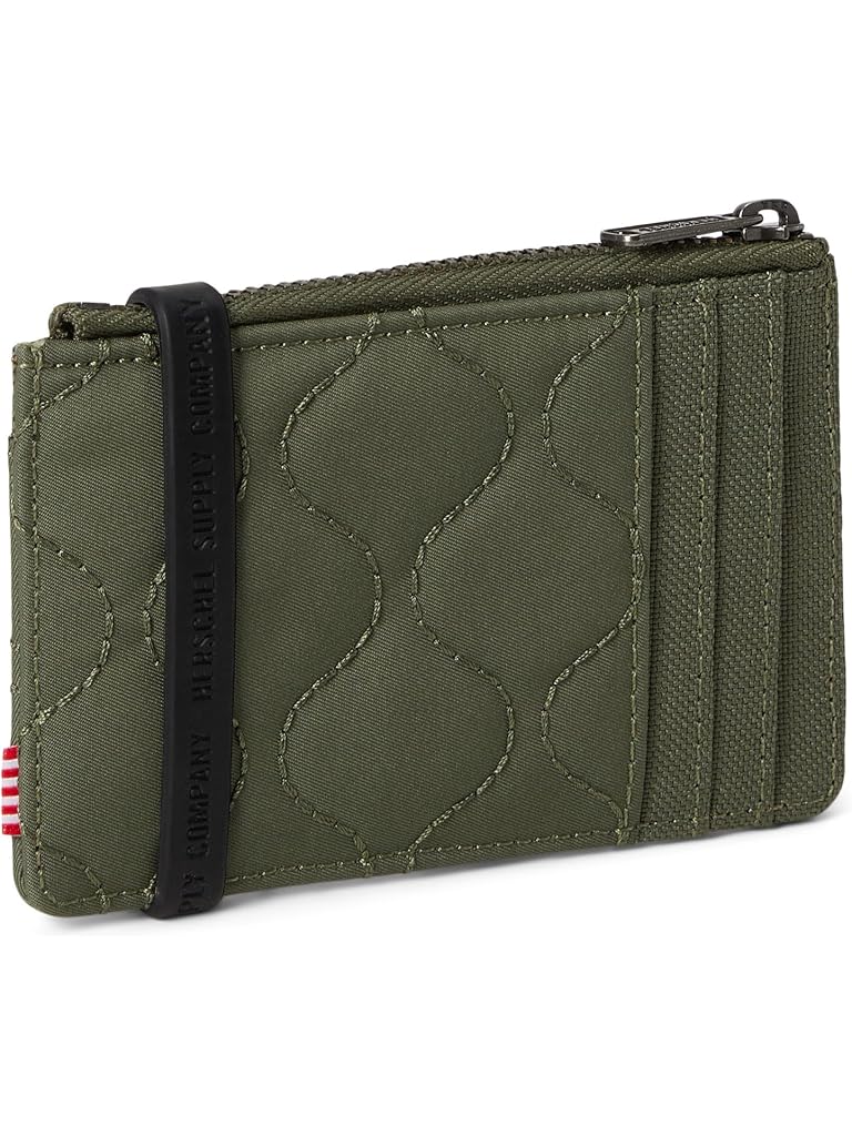 Olive Herschel Supply Co. Oscar Quilted Capsule Cardholder