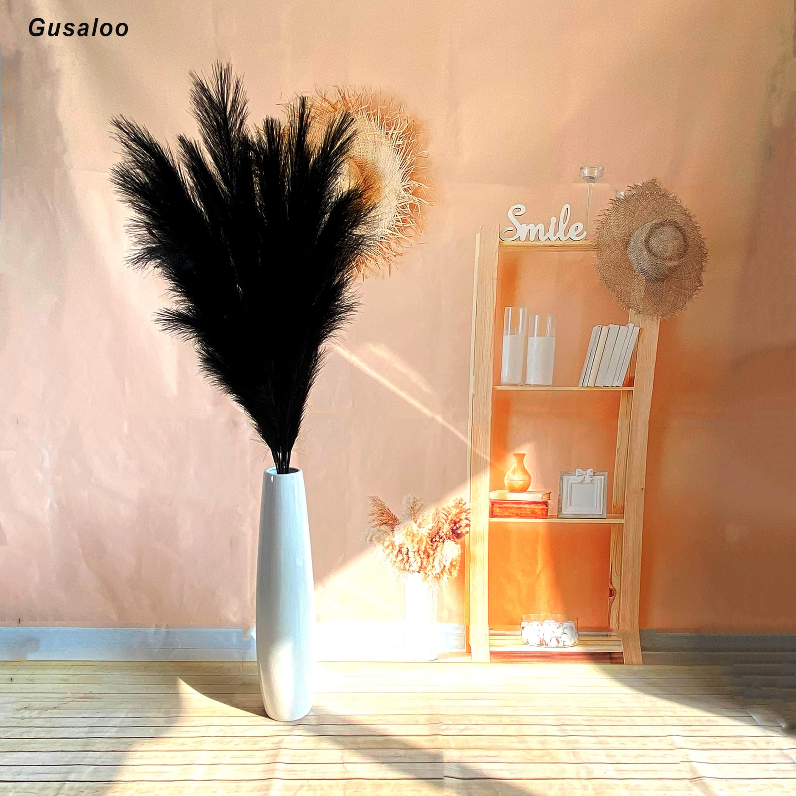 Pampasgras-Dekoration 10 Stück – Je 101,6 Cm Hoch, Beige, Für Bodenvasen & Deko