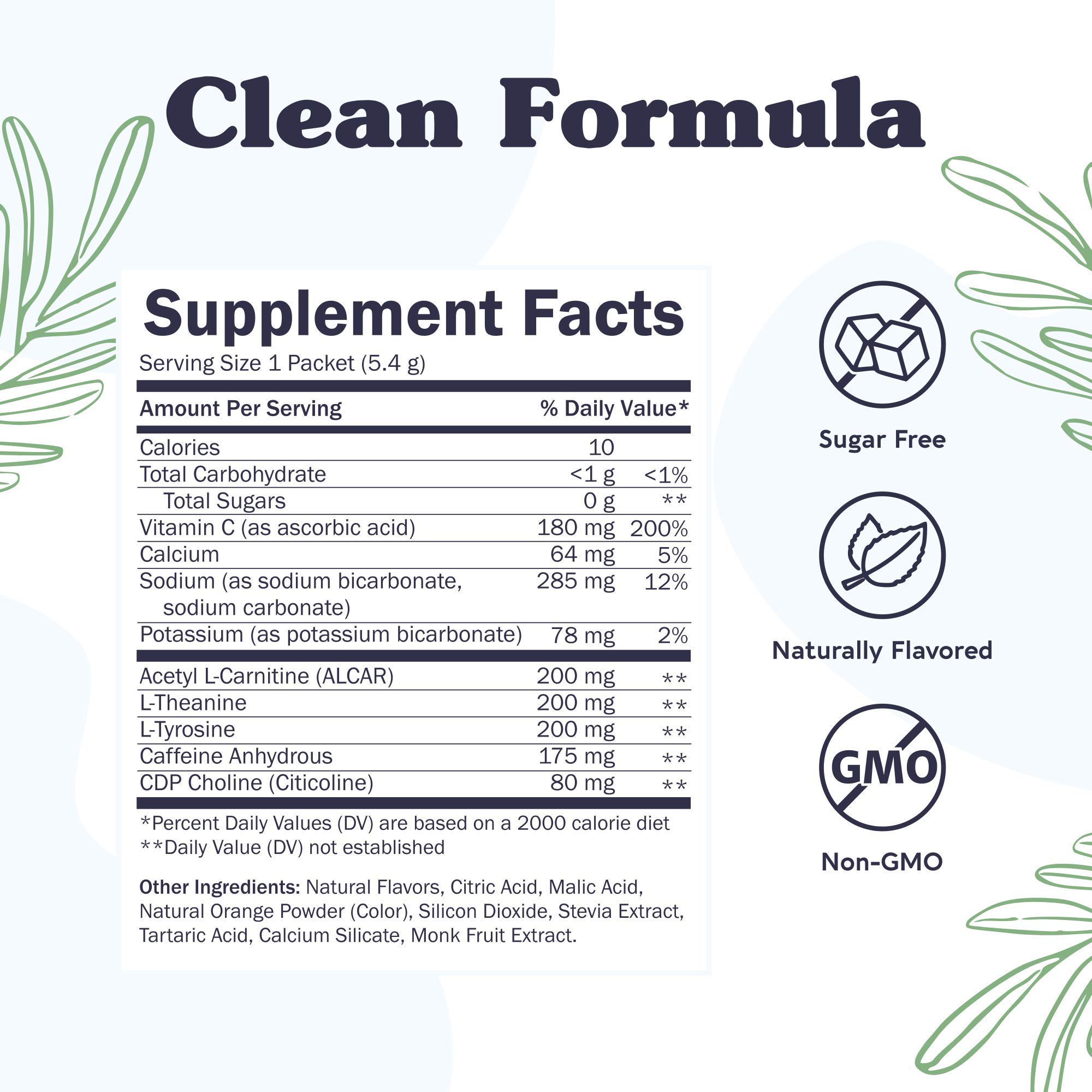 Buy Splendid Focus Healthy Energy Drink Mix, 16 Individual Packets