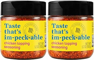 McCormick Chicken Topping Seasoning, Flavor Maker, 5.7 oz (Pack of 2)