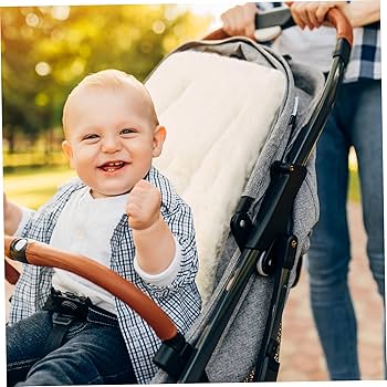 Veesper Baby Pushchair Seat Liners, 30x15 Inch Breathable