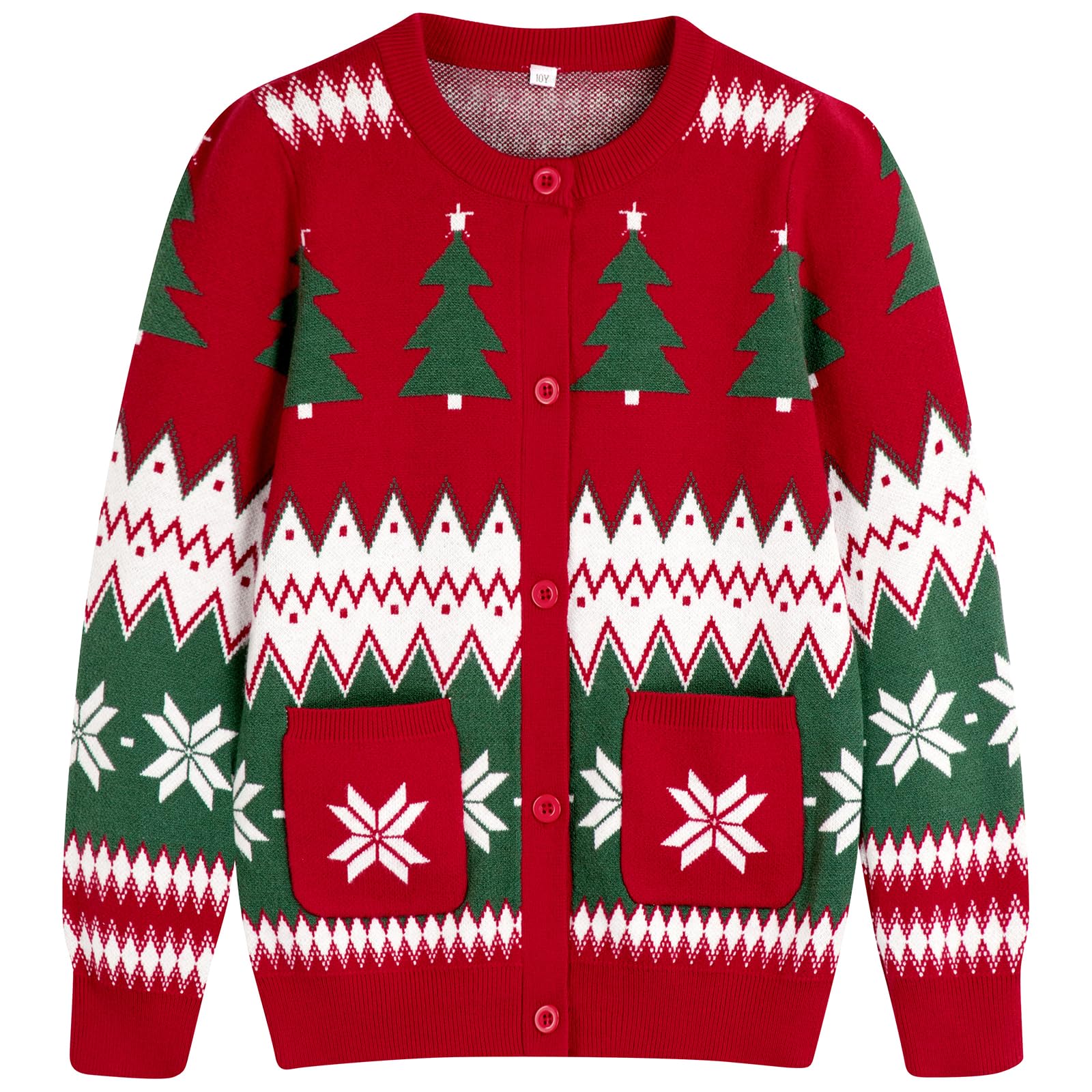 Locker.Ink | Discover the Top Christmas Jackets for Kids This Holiday Season Girls Cardigan Christmas Red