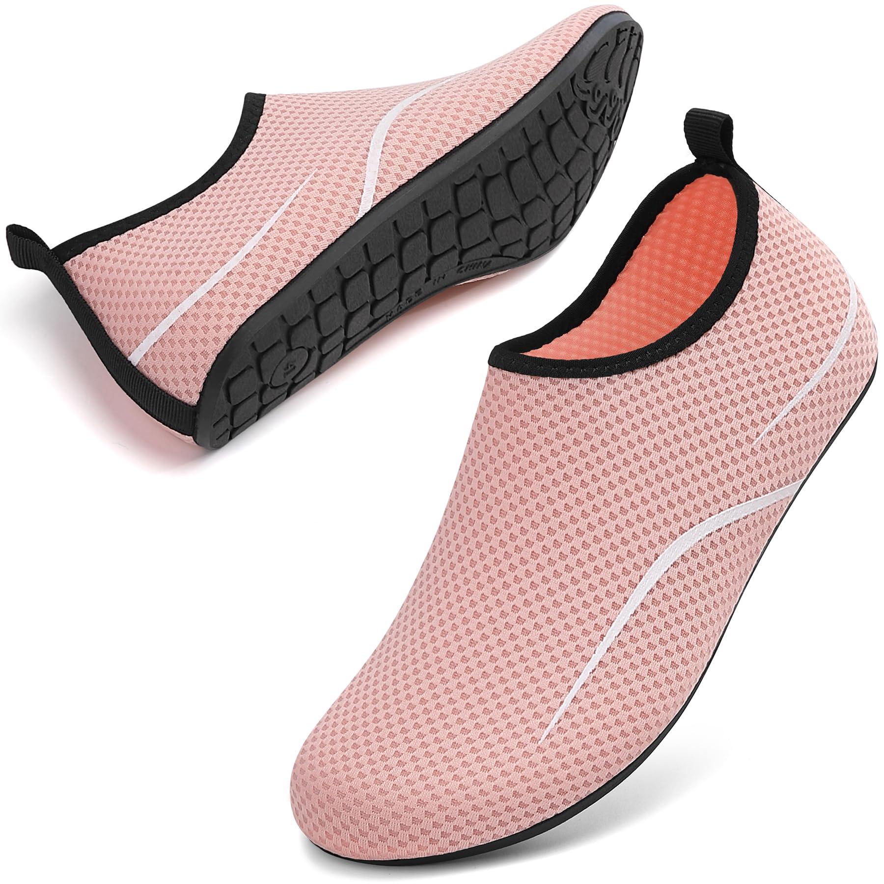 RUOMU Unisex Badeschuhe Wasserschuhe Schnell Trocknend Schwimmschuhe rutschfeste Wassersportschuhe Leicht Strandschuhe, Gr.34-47