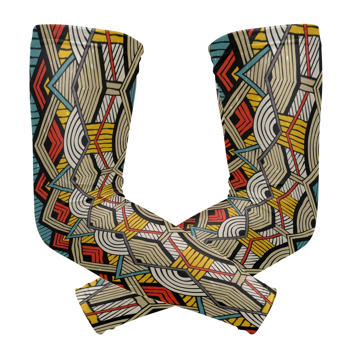 super3Dprinted African Art Tribal Print Sports Sleevelet Oversleeves Riding Protection Arm Sleeves