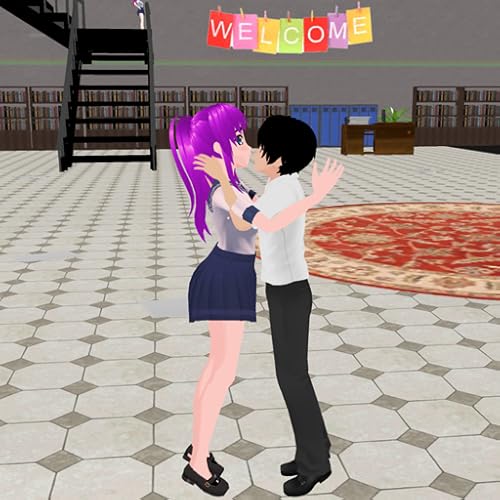 Amor de la escuela secundaria, amor, chica de anime, historia de vida, juego