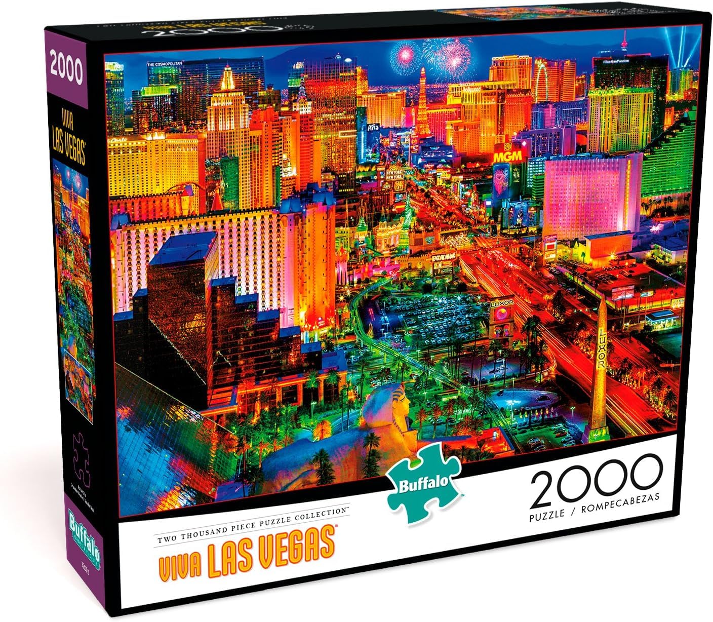 Buffalo Games - Viva Las Vegas – Puzzle de 2000 pièces