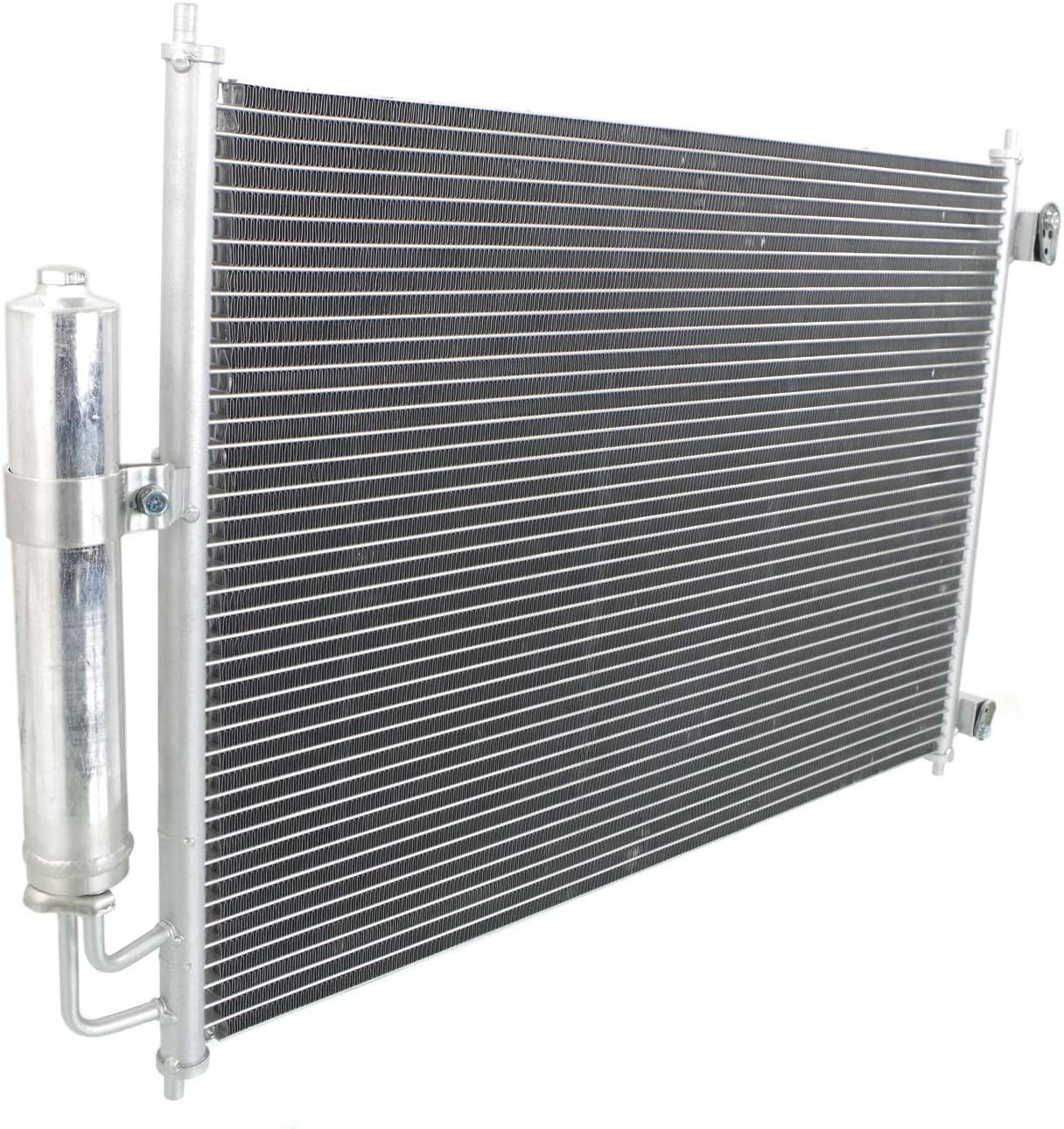 Kool Vue A/C Condenser Compatible with 2008-2013 Nissan Rogue Aluminum Core, With Receiver Drier