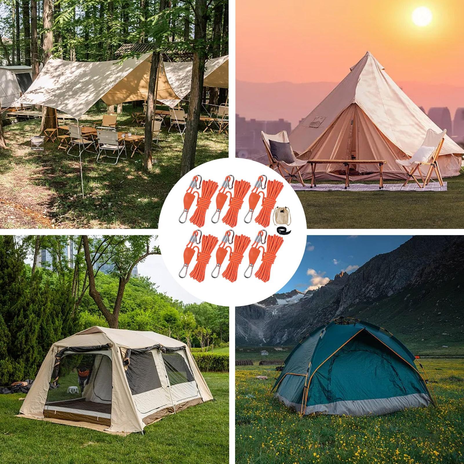 Zeltspanner, schnell aufzubauen, Ratschenseil für den Außenbereich, verstellbare Spanngurte für Wohnmobil-Markisen und Camping