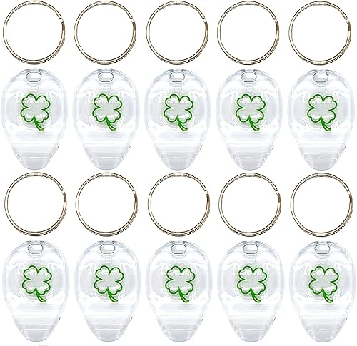 Raspador de plástico para boletos de lotería calcomanías etiquetas películas rascador de lotería de trébol rascador de lotería con llavero regalo de