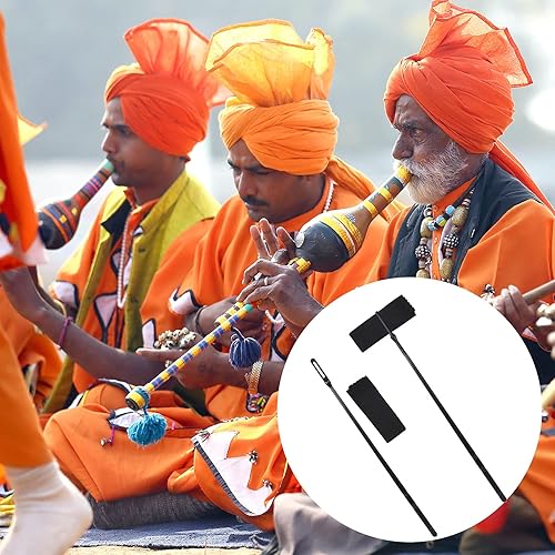 Miniatura 6 de Kit de limpieza de flauta 2 varillas de limpieza de flauta y 2 piezas de paño de limpieza de flauta hisopos de limpieza de flauta para suministros