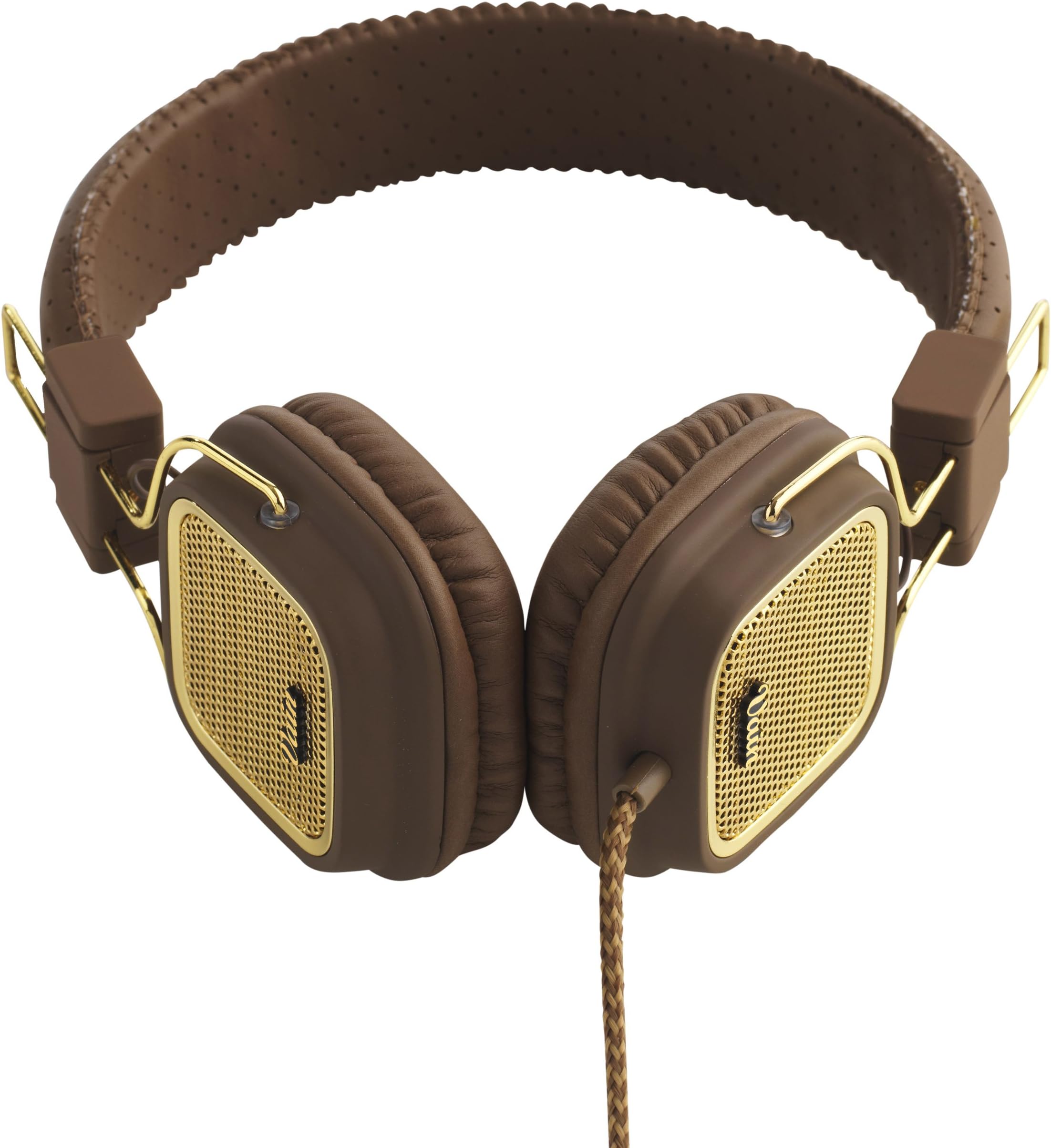 Vain Sound Model One Brown/Gold Premium On-Ear Headphone with Remote and Microphone