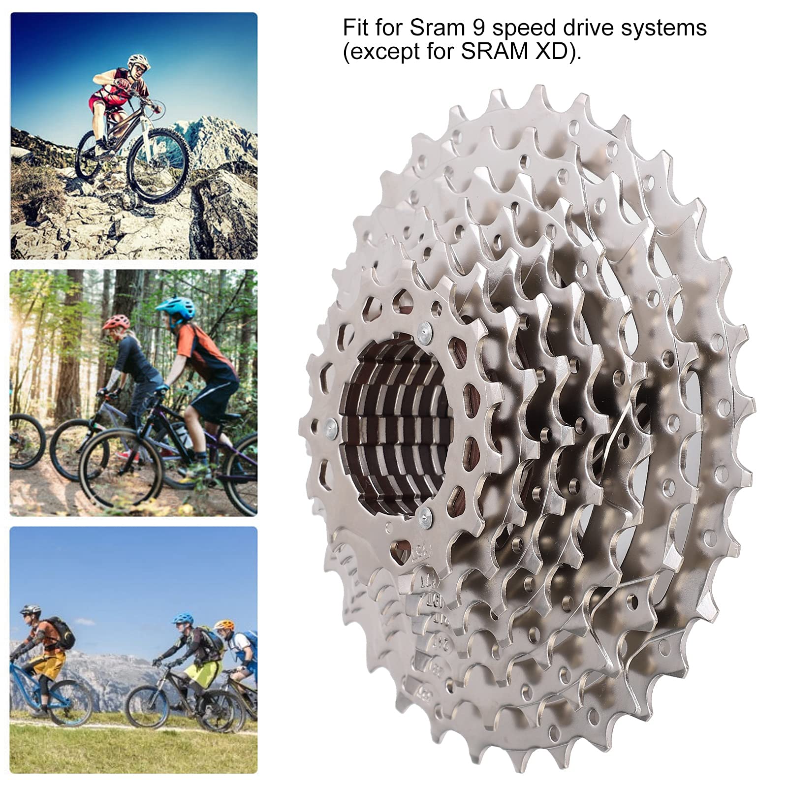 11-28/34t Denti Epoch Ruota Libera 7 Velocità Drift Maniac 11-28/34T - Per E-Bike, City Bike E Biciclette A Pacco Ruota Libera E-bike - Foto 7