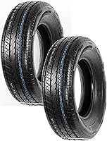 eCustomRim 2-Pack ST205/75R15 Heavy Duty Radial Trailer Tires Load Range C 1820 Lbs Deep Tread 6-Year Warranty