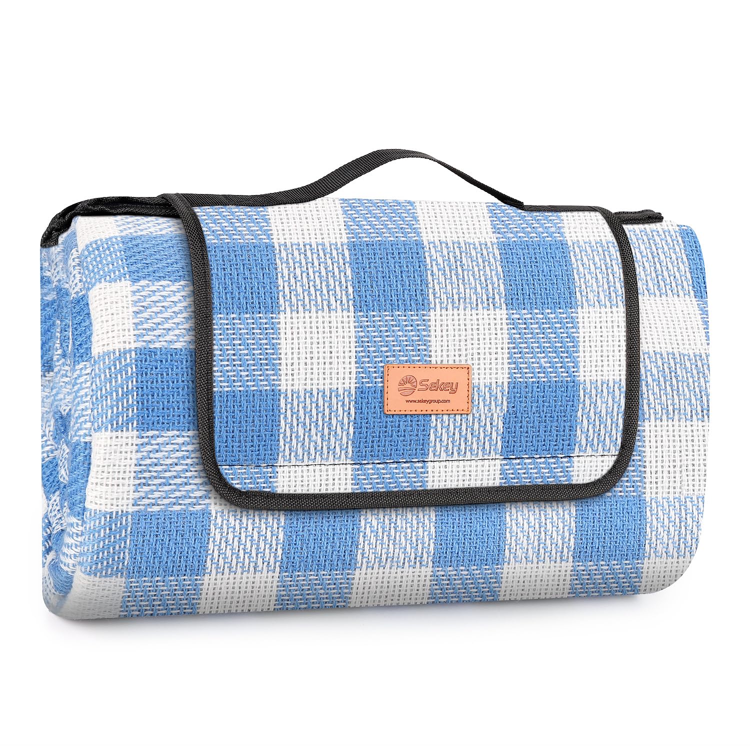 Couverture De Pique-nique Sekey 200x200cm - Imperméable 3 Couches - Pliable Avec Poignée - Camping Plage