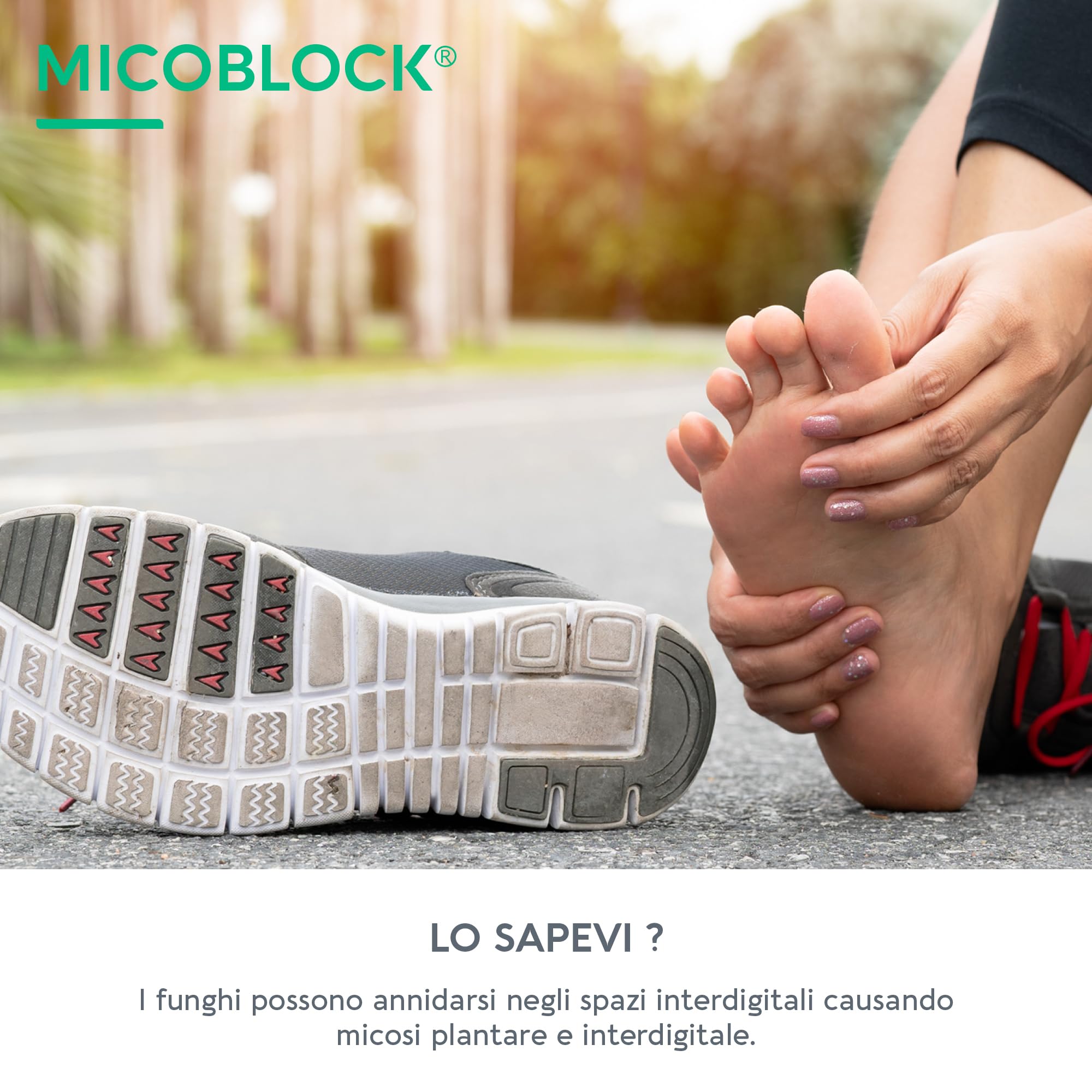 Dermovitamina Micoblock 3in1 Crema Piede d'Atleta - Trattamento dei Sintomi delle Micosi del Piedi - Contro Prurito, Macerazione e Cattivo Odore - Rapida Asciugatura - Senza Acetone - 30 ml