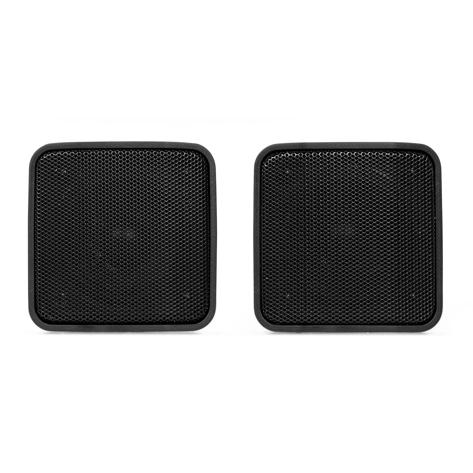 Power Dynamics BSX30B - Set di altoparlanti da parete, 2 altoparlanti passivi con supporto a parete, 100 V e 8 ohm, per gastro, ufficio e impianto stereo, piccolo e compatto, 30 Watt