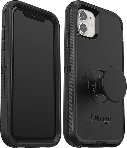 OtterBox + Pop Defender Series - Funda para iPhone 11 y iPhone XR, diseño no minorista, color negro
